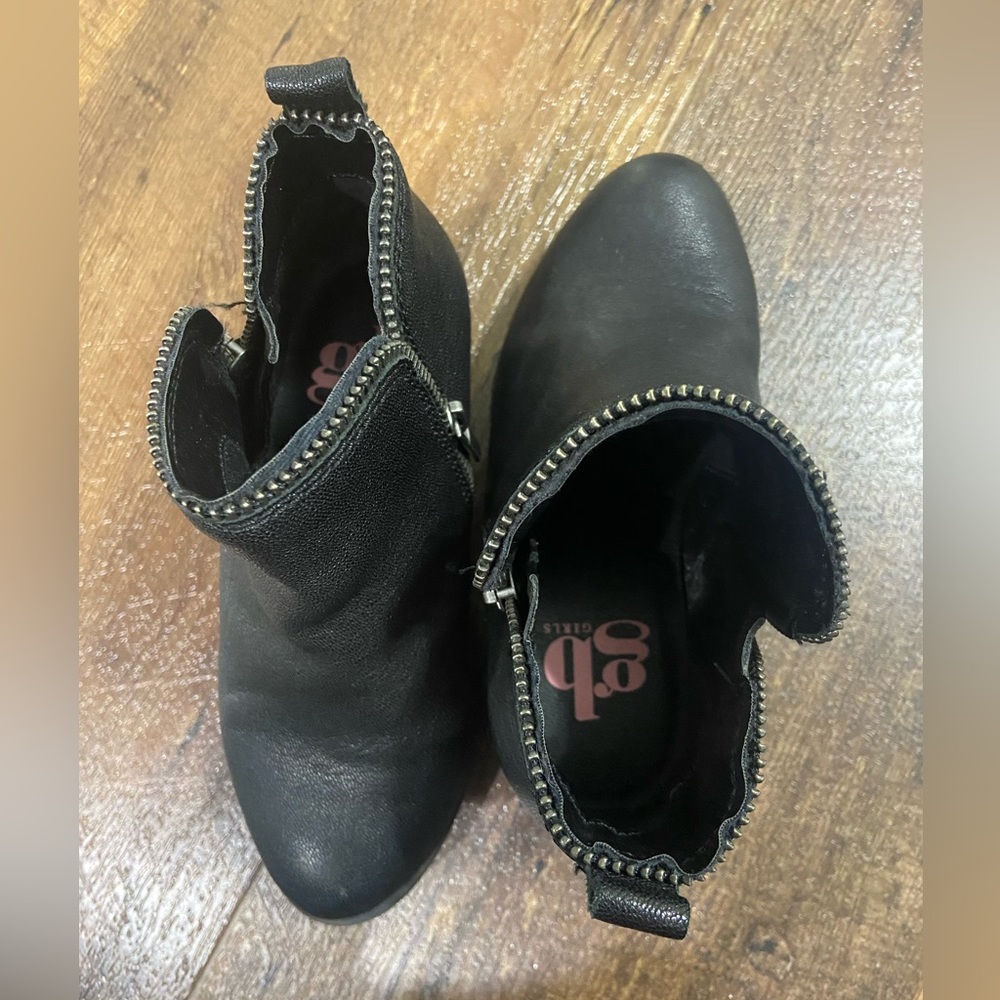 Gianni Bini girls boots, black, size 11M